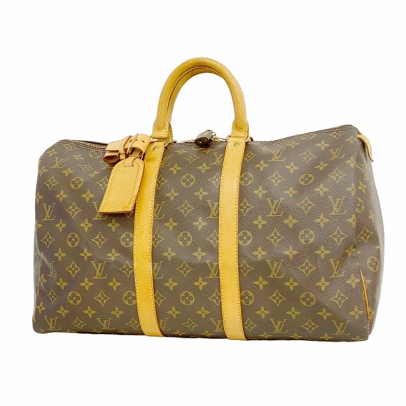LOUIS VUITTON Brown Monogram Boston Bag - Picture 1 of 12
